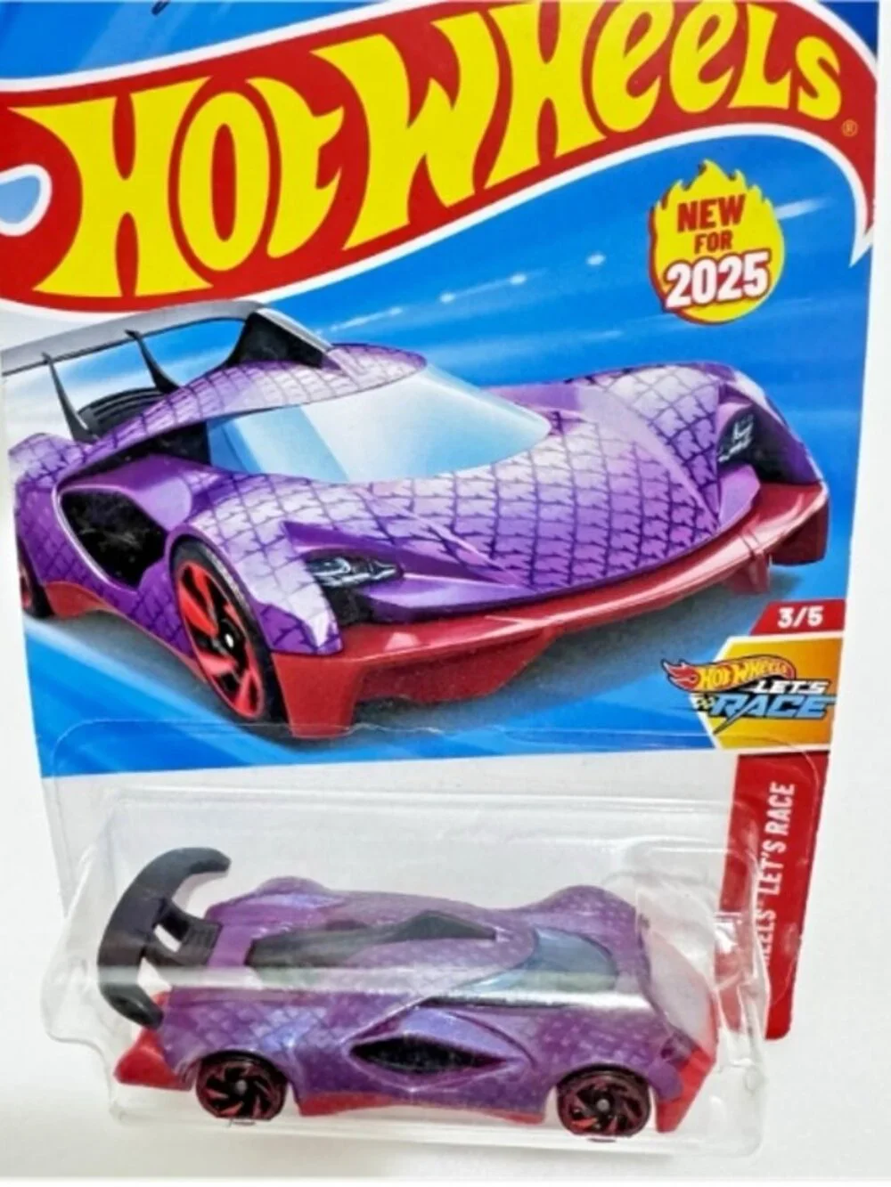 Hot Wheels Street Shrieker Netflix Let's Race 2025 66/250 3/5 New Sealed